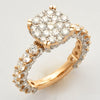 14KY 3.00CTW ROUND CLUSTER DIAMOND RING