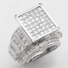 14KW 5.35TW PC DIAMOND CINDERELLA RING