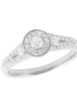 14KW 0.65CTW DIAMOND RING