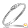 14KW 0.06CTW DIAMOND 5-STONE RING