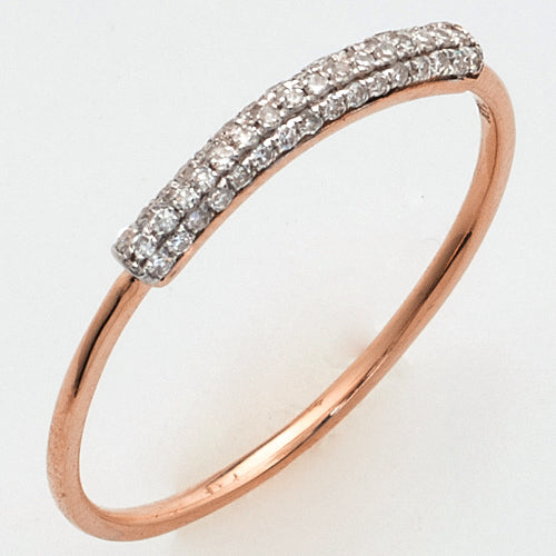 14KR 0.10CTW DIAMOND DESIGNER BAND