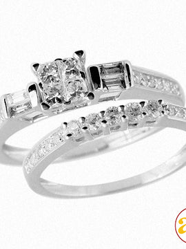 10KW 0.90CTW DIAMOND LADIES RING