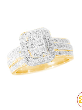 14KY 1.50CTW DIAMOND LADIES RING