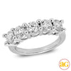 14KW 1.75CTW 5-STONE DIAMOND RING