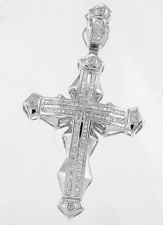 10KW 0.33CTW DIAMOND CROSS