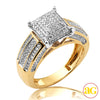 10KY 0.55CTW DIAMOND MICROPAVE LADIES RING