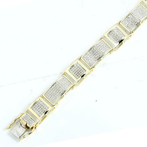 10KY 2.00CTW DIAMOND BRACELET - 8.0&quot;