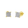 10KY 0.30CTW DIAMOND FANCY EARRINGS