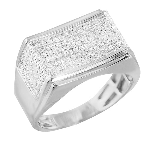 10KW 0.33CTW DIAMOND MENS RING