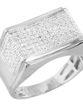 10KW 0.33CTW DIAMOND MENS RING