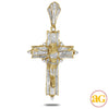 10KY 0.50CTW DIAMOND CROSS WITH JESUS