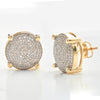 10KY 0.80CTW DIAMOND DISC EARRINGS