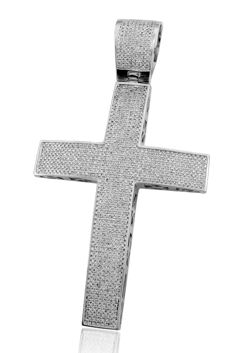 10KW 2.50CTW DIAMOND CROSS