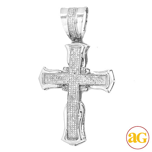 10KW 1.00CTW DIAMOND CROSS