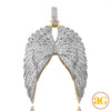 10KY 0.75CTW MICROPAVE DIAMOND DOUBLE ANGEL WING