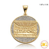 10KY 0.85CTW DIAMOND &apos;LAST SUPPER&apos; PENDANT