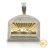 10KY 1.05CTW DIAMOND &apos;LAST SUPPER&apos; PENDANT