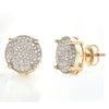 10KY 0.40CTW DIAMOND DISC EARRINGS