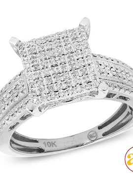 10KW 0.40CTW DIAMOND LADIES RING