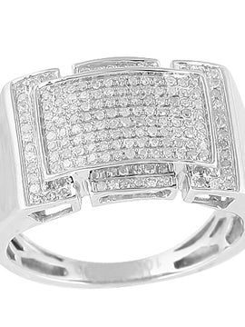 10KW 0.40CTW DIAMOND FANCY MENS RING