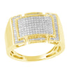 10KY 0.40CTW DIAMOND FANCY MENS RING