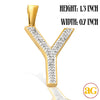 10KY 0.15CTW DIAMOND INITIAL PENDANT - &quot;Y&quot;