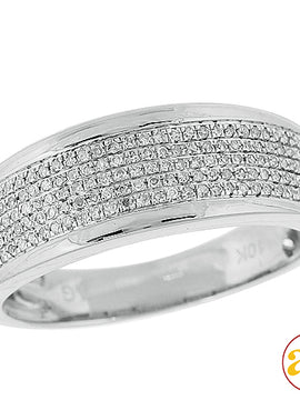 10KW 0.40CTW DIAMOND MENS MICROPAVE BAND