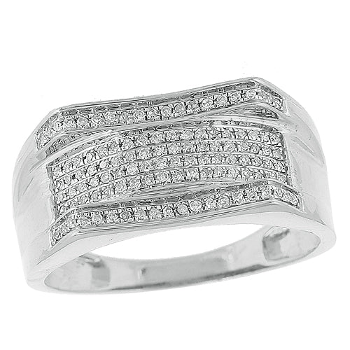 10KW 0.30CTW DIAMOND MENS RING