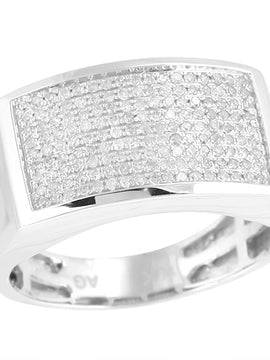 10KW 0.50CTW FANCY DIAMOND MENS RING