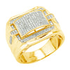 10KY 0.75CTW DIAMOND FANCY MENS RING