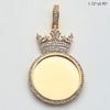 10KY 0.65CTW DIAMOND ROUND MEMORY PENDANT WITH