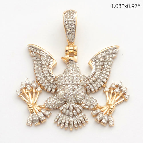 10KY 0.65CTW MICROPAVE DIAMOND PRESIDENTIAL EAGLE