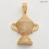 10KY 1.30CTW MICROPAVE DIAMOND TROPHY PENDANT