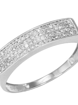 10KW 0.25CTW MICROPAVE DIAMOND MENS RING