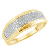 10KY 0.40CTW DIAMOND MENS BAND