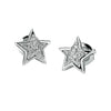 10KW 0.05CTW DIAMOND STAR EARRING