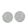 10KW 0.75CTW DIAMOND DISC EARRINGS