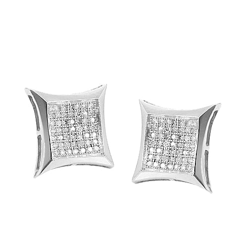 10KW 0.33CTW DIAMOND KITE EARRINGS