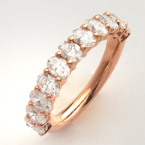 14KR 1.66CTW OVAL DIAMOND BAND