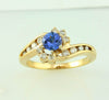 14KY 0.75CTW TANZANITE FANCY RING