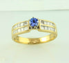 14K 1.00CTW TANZANITE FANCY RING